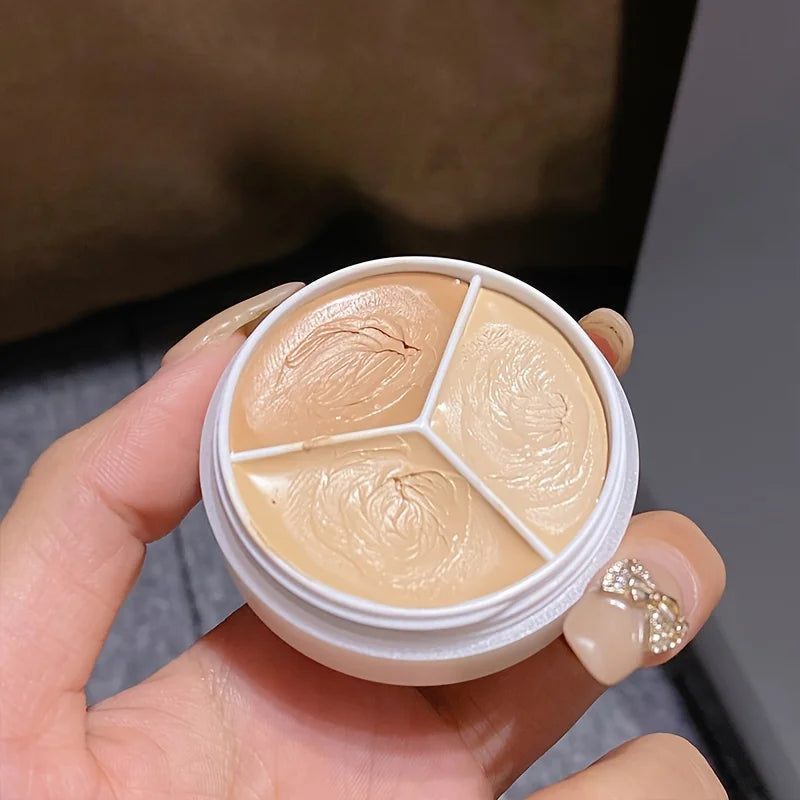 Mousse Concealer Palette Coverage Dark Eye Circles Matte Highlight Brightens Skin Tone Face Moisturizing Concealing Cream Quake 01