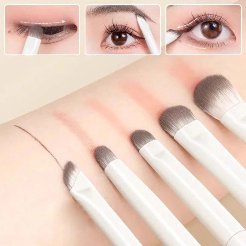 5/6/8/10pcs Makeup Brushes Set Professional Soft Eye Makeup Brushes Contouring Eyeshadow Eyeliner Eye Detail Brush Makeup Tools Quake