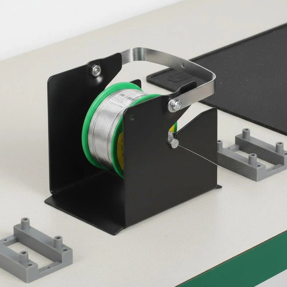 Metal Solder Spool Rack Desoldering Wire Holder for Electronics Bench Soldering Iron Machine Accessory Feeder Support Quake