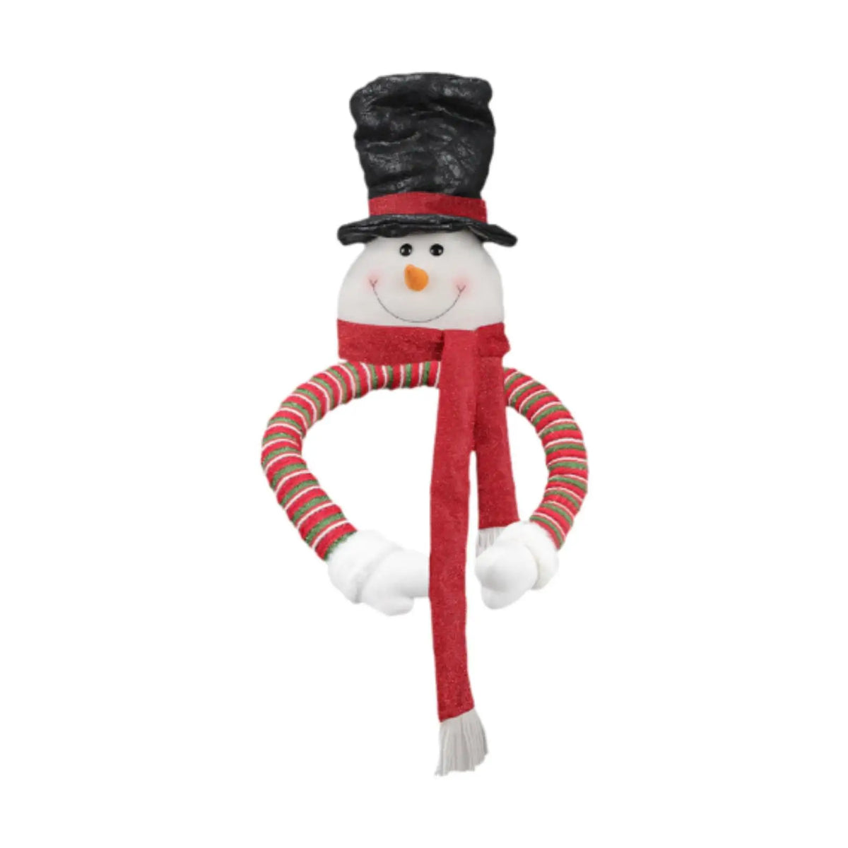 Christmas Tree Topper Doll Decoration Multifunctional Plush Fabirc for Holiday Decor Adorable Stylish Handmade Accessories Quake Snowman