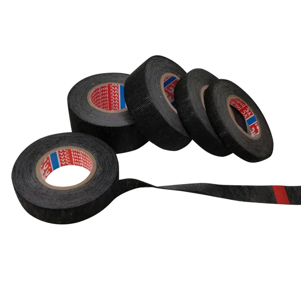 25m Tape Cable Harness High Temperature Resistance Adhesive Cloth Insulation Tape Filler Adhesive Sealant Quake