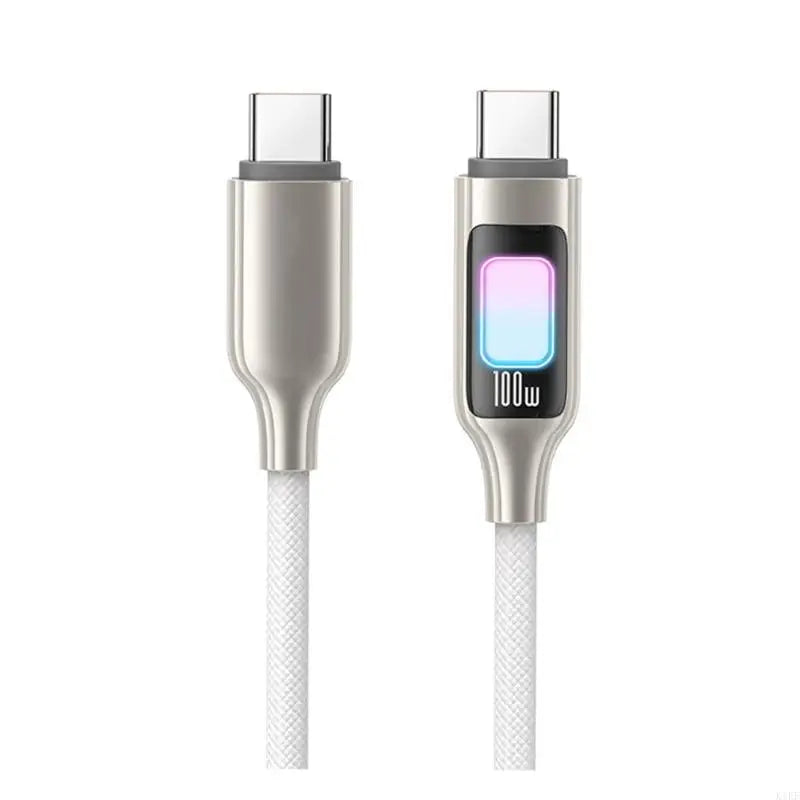 Type C to USB C Cable Fast Charging Quick Charging Cord Nylon Braided Cable for Phone Tablet Laptop Accessories K1KF Quake Steel for grey CN