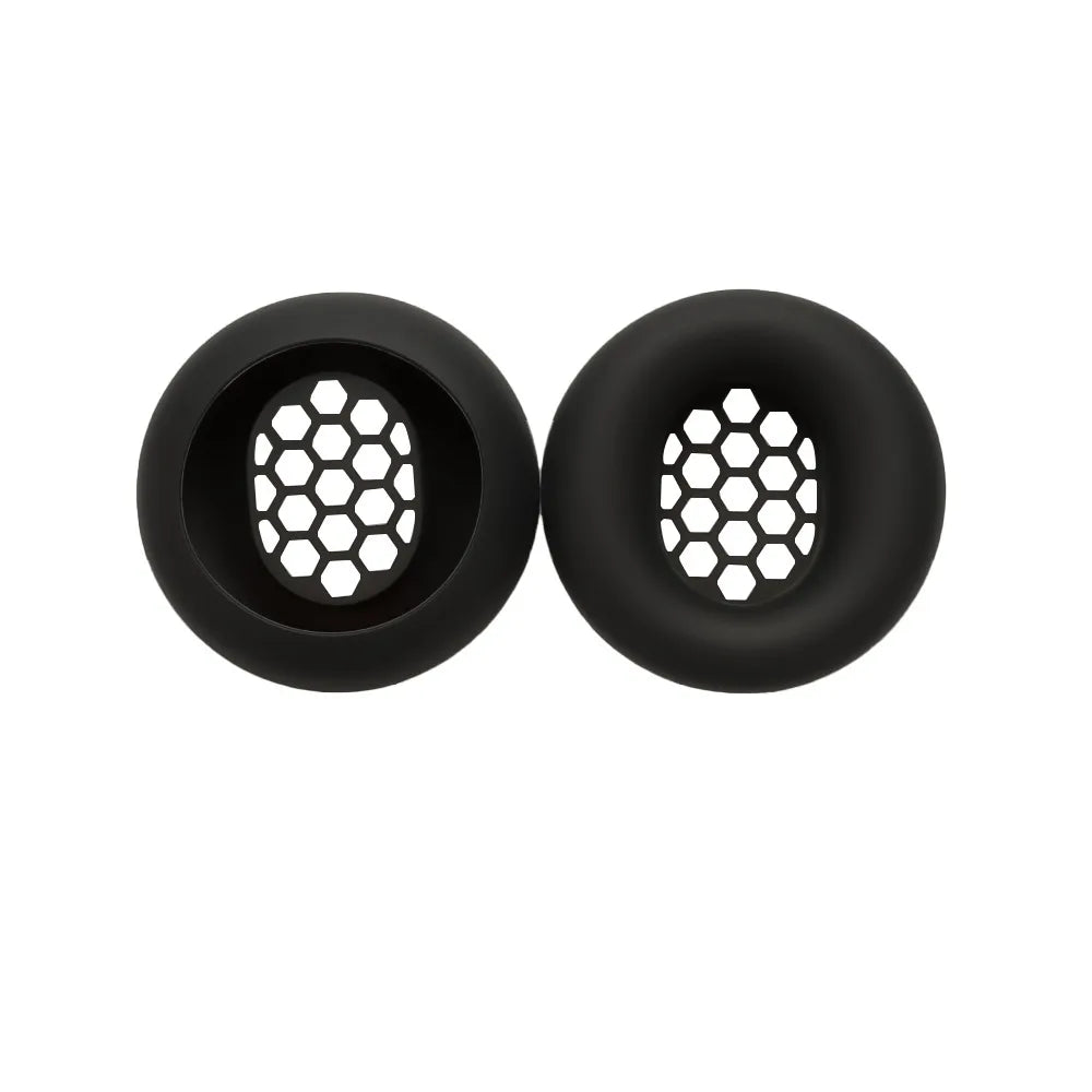 Silicone Ear Pads Cushion Cover Replacement Dustproof Headband Anti-Scratch for CMF by NOTHING Headphone Pro Quake Black Ear Cap