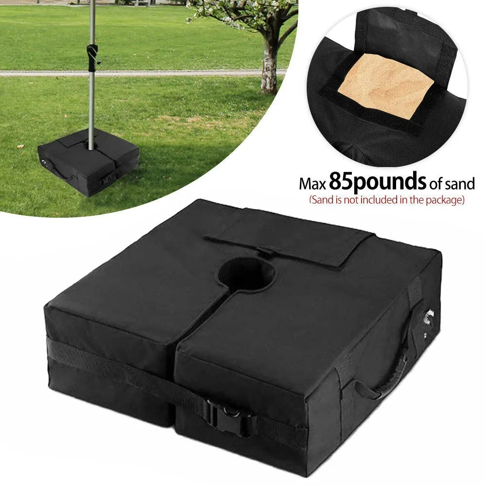 Outdoors Beach Wind-Proof Detachable Tent Accessories Fixed Sandbag Umbrella Sandbag Parasol Base Stand Sun Umbrella Base Quake