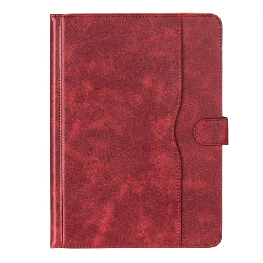 7/8/9/10 inch Universal Tablet Case Shockproof Multi-Angle Viewing Tablet Stand Cover PU Leather for Samsung/Huawei/Xiaomi Quake Red 7-8 inch