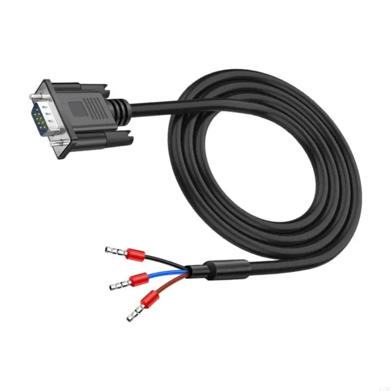 RS232 Compatible DB9s Serial Cable 9 Pin Male Connector for Stable Transmission K1KF Quake