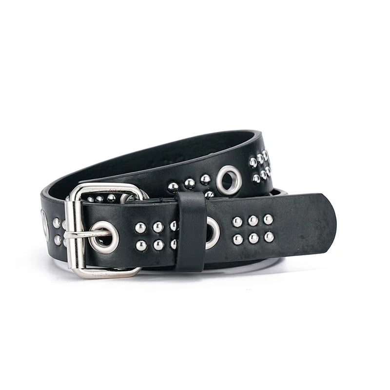 1Pcs Y2K Metal Belt For Men & Women Punk Hardware Jeans Belt Designer Belt Quake A10
