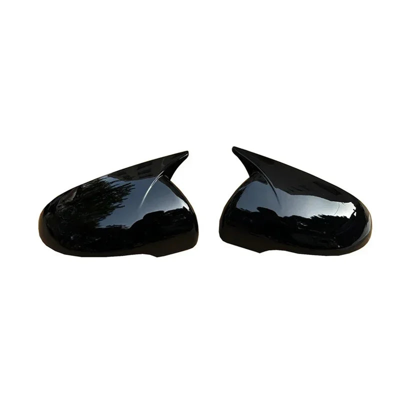 For Kia Sorento 2015-2020 Car Rearview Side Mirror Cover Wing Cap Exterior Door Rear View Case Trim Sticker Carbon Fiber Black Quake
