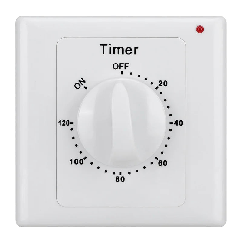 Home Timer Switch with Bottom Box Kitchen Digital Timer Switches Sockets Cover Timer 86mm Light Switch Quake