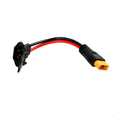 Three-Contact Panel-Mount Power Inlet Cable with XT90 End, Silicone Cord & Molded End-to-Cord Junction Assembly K1KF Quake MaleHead CN