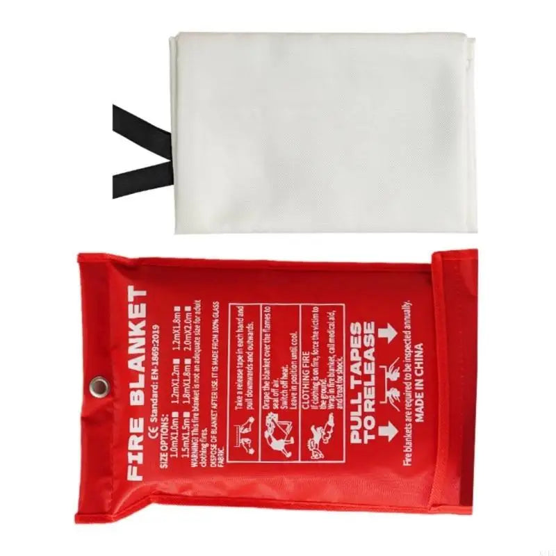Emergency Blanket 2Pcs Suppression for Kitchen, Home, Fiberglass Blanket, 3.9Ft 4.9Ft 5.9Ft 6.5Ft K1KF Quake
