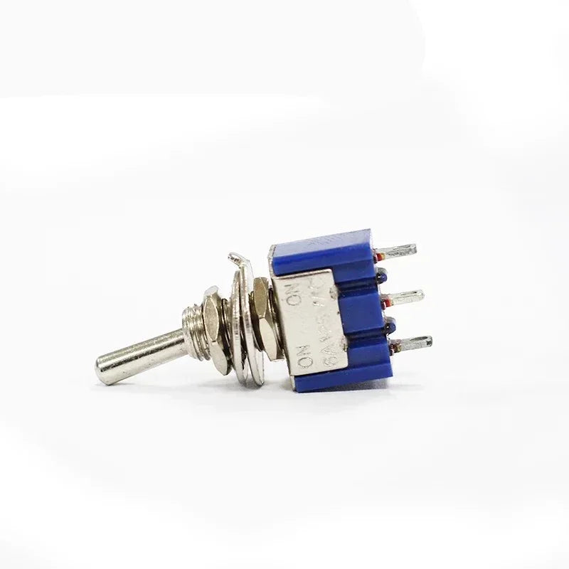 5Pcs AC ON-ON SPDT 2 Position Latching Toggle Switch 6A 125V Quake