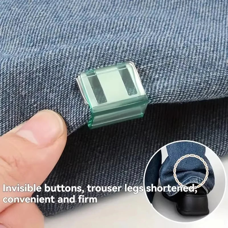 4PCS Clothing Clips Multi Function Pants Clips Leg Straps Clips Holder Clothing Pin for Clothes Long Pants Legs Sleeves Quake