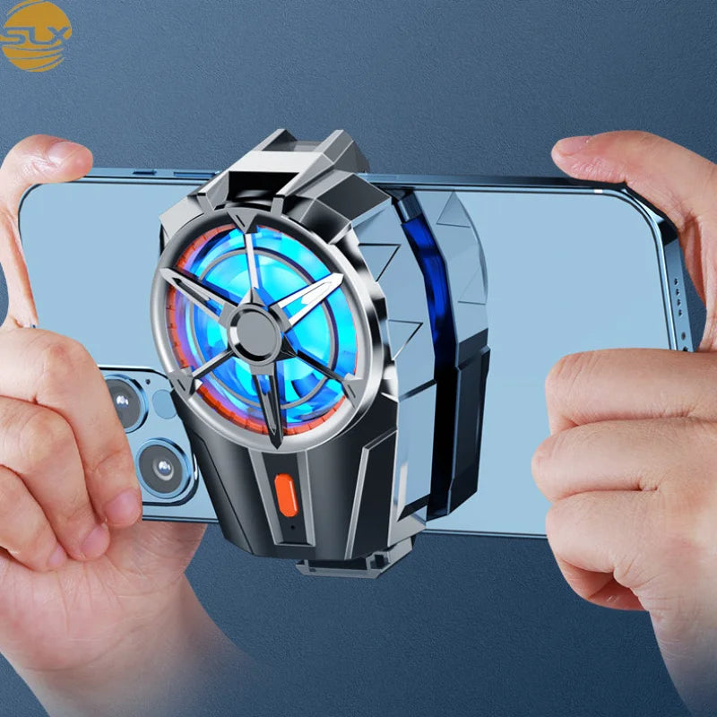 300Mah rechargeable mobile phone air cooler X52 Mobile phone cooling fan Mobile phone radiator back clip for iPhone Samsung Quake