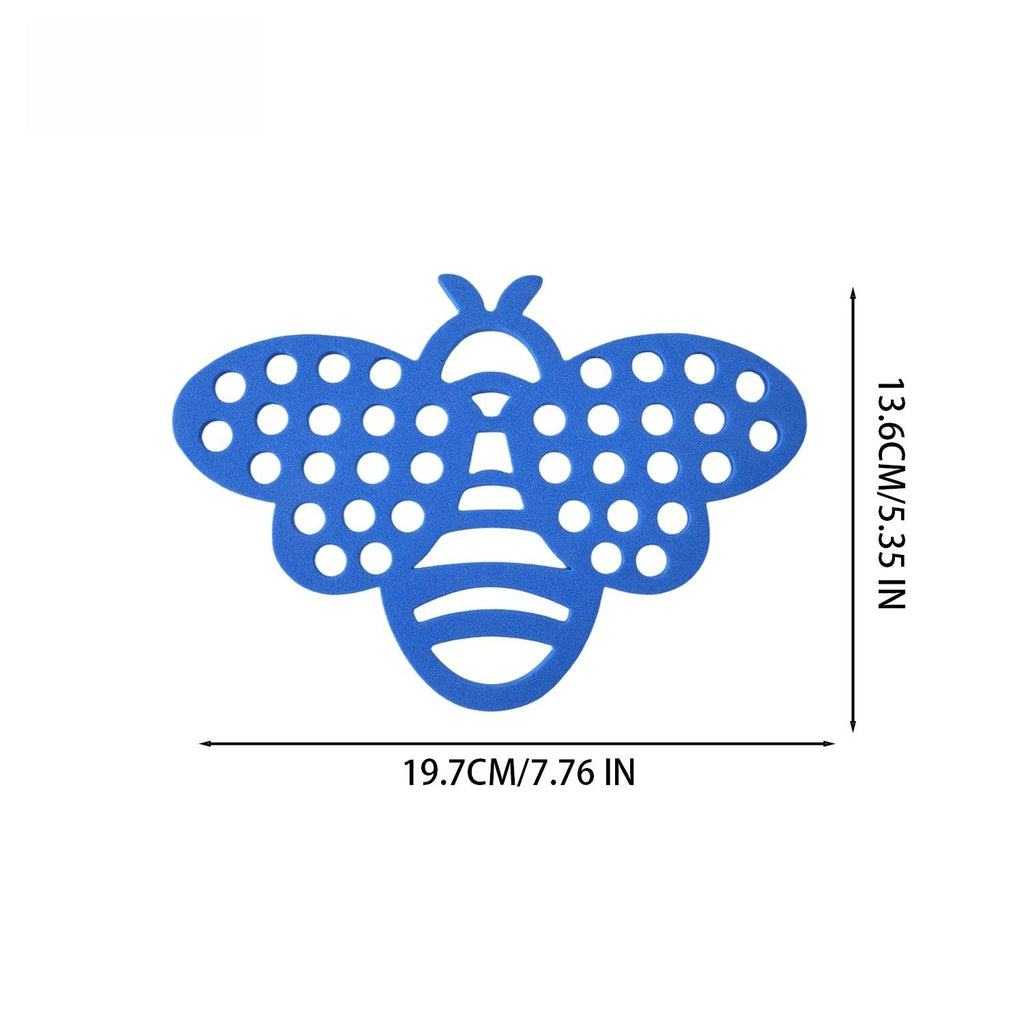10/1PCS Floating Tray Bee Watering Station EVA Foam Insect Waterer Safe Drinking Tools for Bees & Butterflies Garden Supplies Quake Blue 5PCS