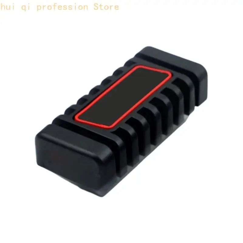 Motorcycle Brake Pedal Rubber Pad Quick Installation Pedal Pad for BAJAJ Use H8WE Quake Black and red China Mainland