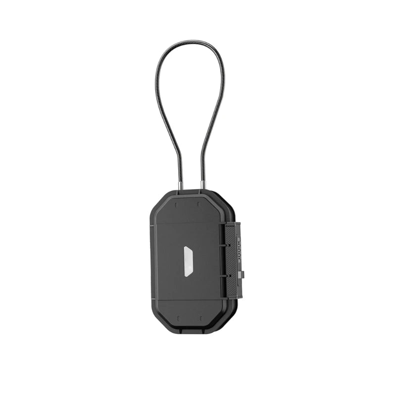 Portable Combination Lock Box with Cable for Beach and Pool, Hard Shell Valuables Storage Case for Phone Cash Cards, Travel K1KF Quake CN
