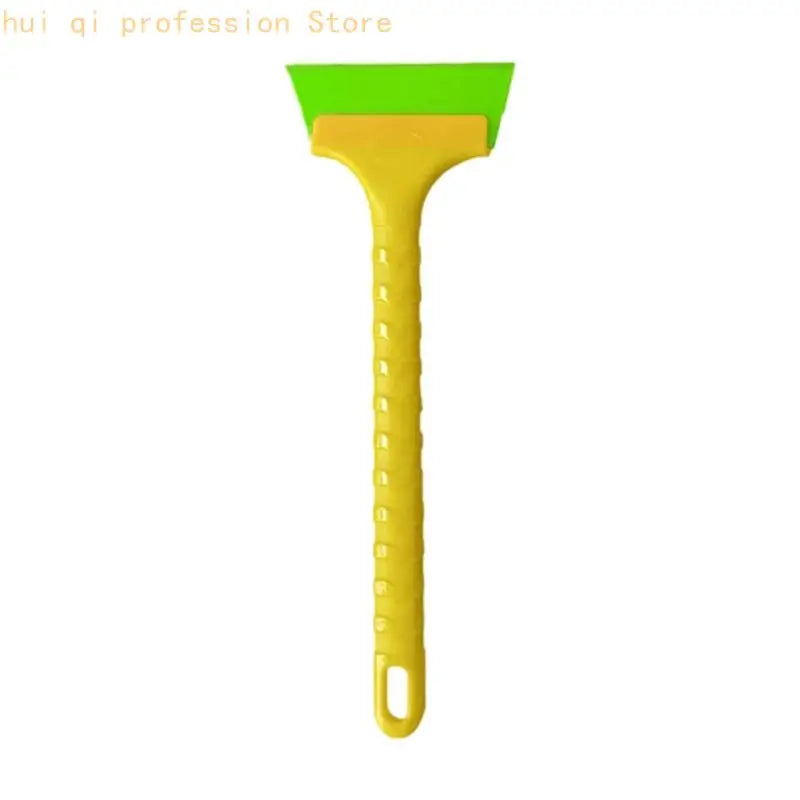 Long Handle Squeegee Wiper Ice Scraper For Car Window Glass Cleaning With Rubber Blade And Nonslip Grip H8WE Quake Green China Mainland