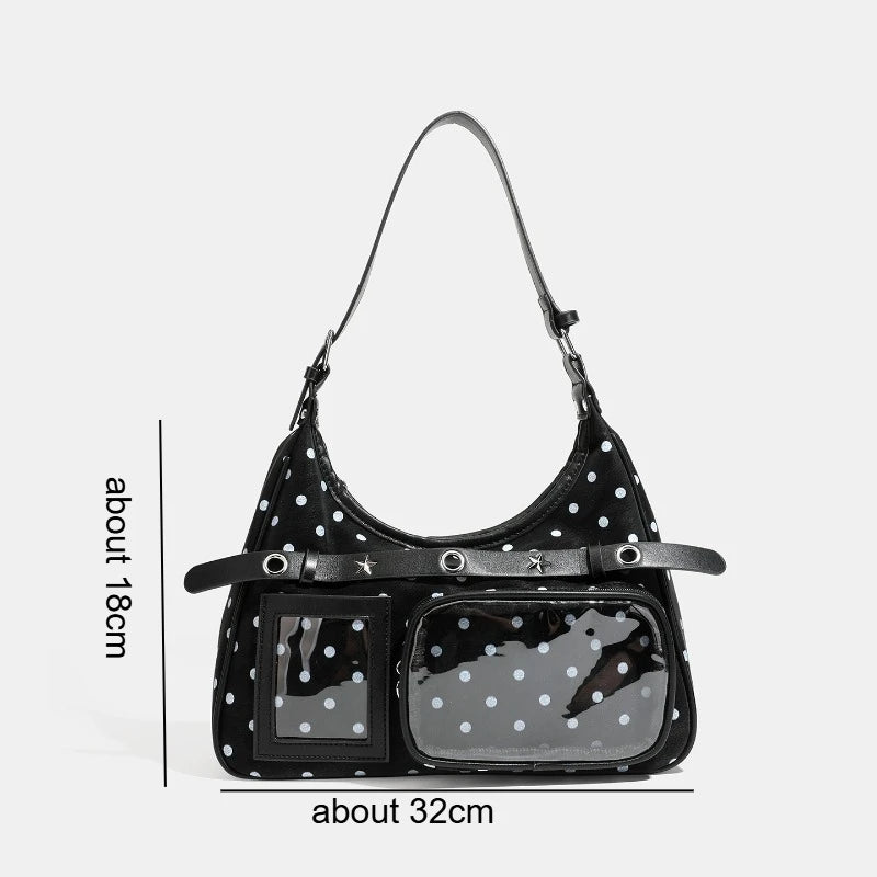 Women's Daily Commuting Handbag Multifunctional Single Shoulder Crossbody Bag Suitable for Office and Casual Street Wear Quake