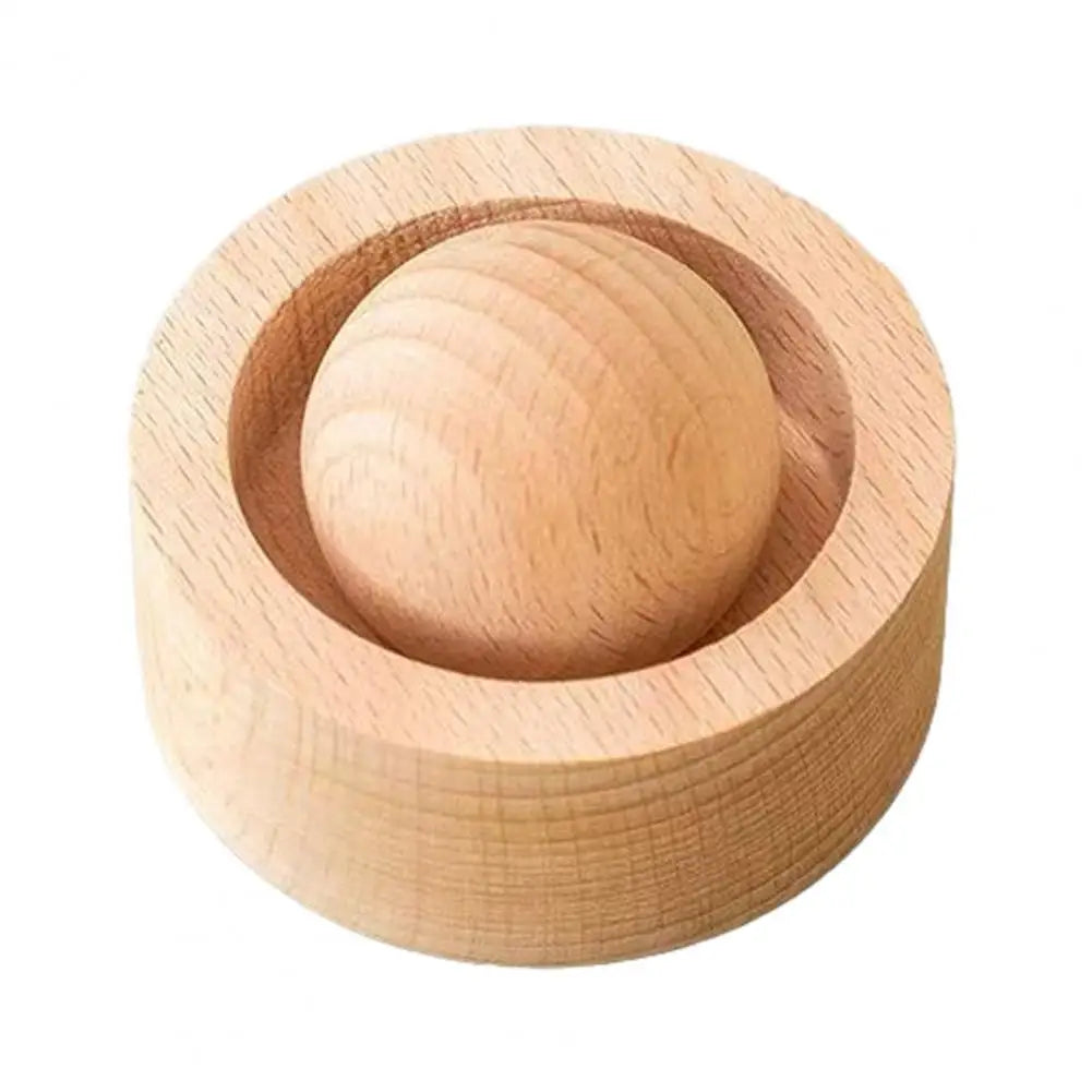 Wood Essential Oil Diffuser, Mini Sphere Shaped Wooden Aromatherapy Diffuser, Small Round Oil Diffuser for Home Office Car Inter Quake beech