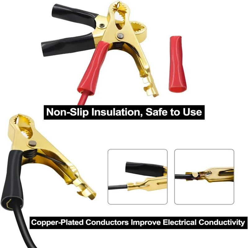 12AWG Alligator Clip Battery Terminal Adapter Convert to Cigarette Lighter Female Socket Car Auto Power Supply Extension Cable Quake
