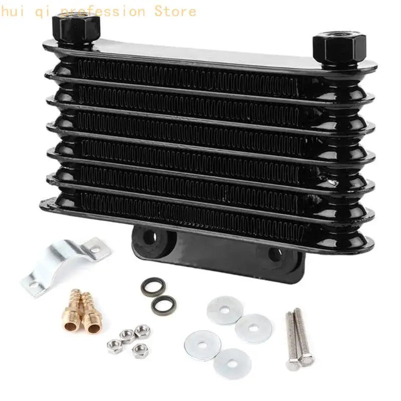 Versatile Motorcycle Oil Coolers Engine Cooling System Universal Oil Radiator Vehicle Accessories for 125CC to 250CC Bike H8WE Quake