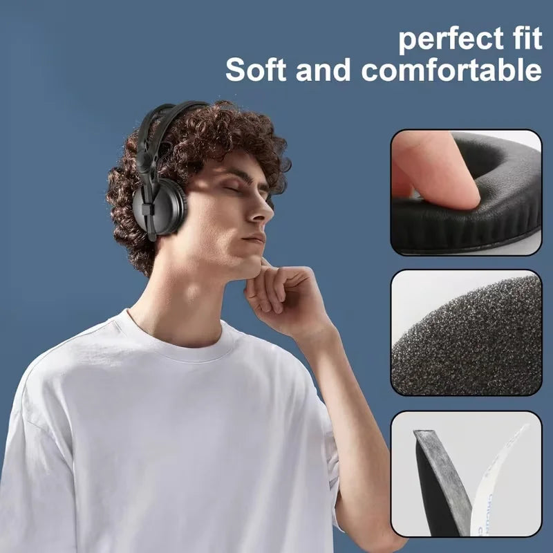Replacement Ear Pad Covers And Headbands,Ear Pads Headband Cushion Kits for Sennheise HD25-1II HD25 HD25SP Quake