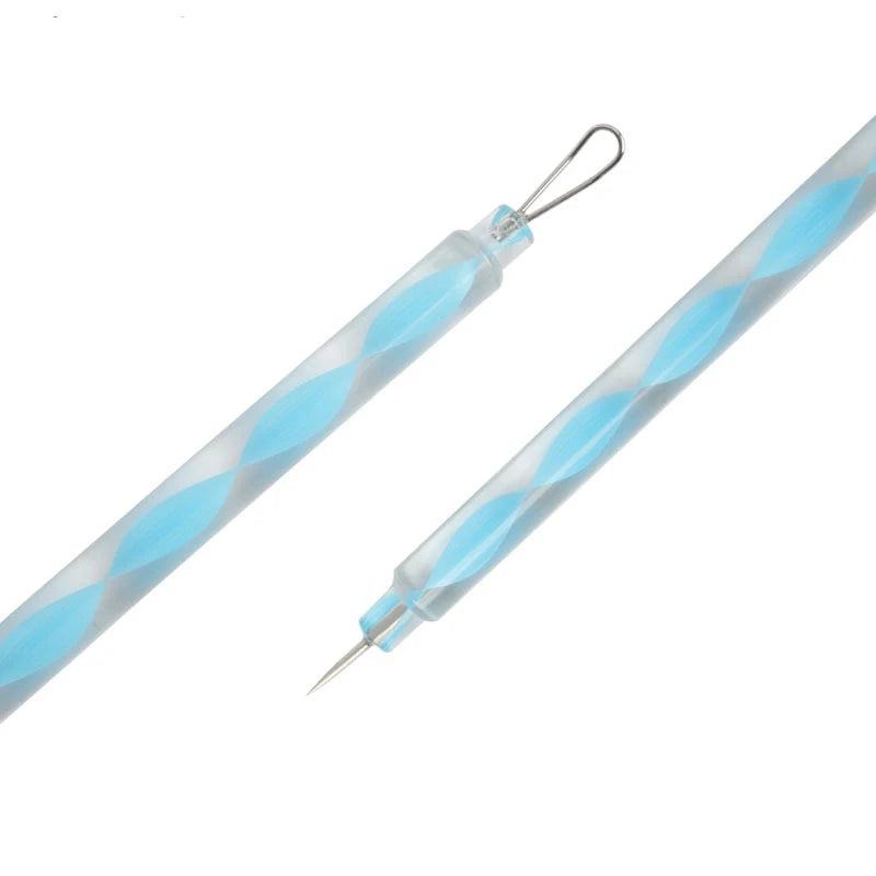 vvocci Double-headed Rotating Comedone Extractor Acne Needle Portable Colorful Blackhead Extractor 1pcs Quake