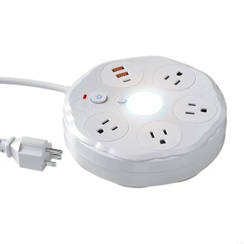 3 In 1 Desk Lamp With Power Outlet And USB Charging Port Adjustable Lighting For Bedroom Study Room Work Place K1KF Quake night light CN