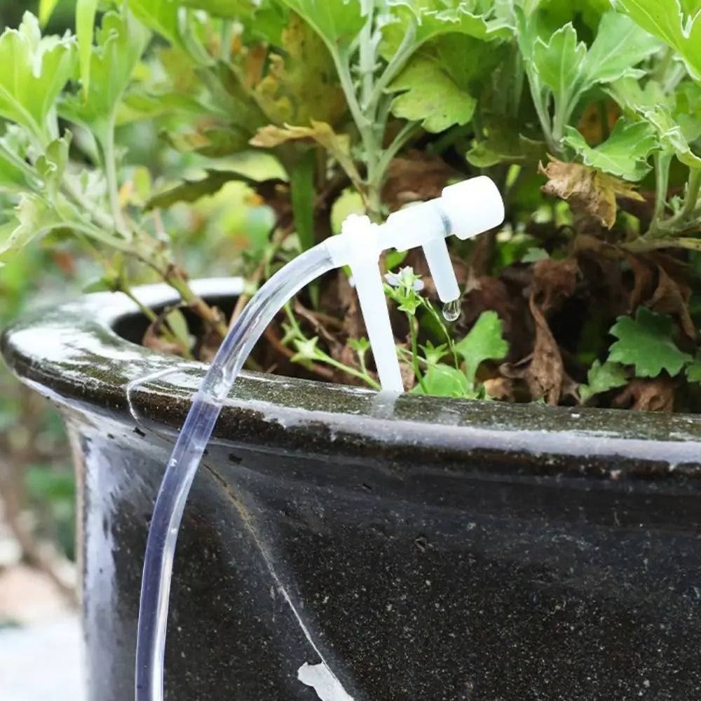 Greenhouse Garden Drip Irrigation Kit Adjustable 10/20/30M Potted Plant Watering Device 4/7mm Hose with Regulating Valve Quake