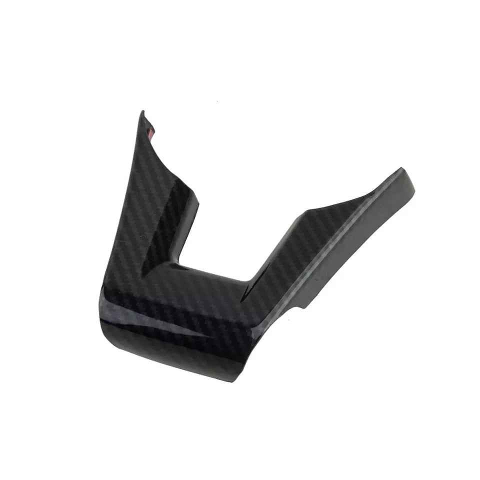 For Hyundai Sonata 2015-2019 ABS Carbon Fiber Style Inner Sticker Car Interior Steering Wheel Cover Trim Frame Decotation Auto Quake