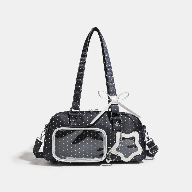 1pc Wave Point Pain Bag Y2k Wind Concert Star Chaser Single Shoulder Diagonal Crossing Baby Bag Quake