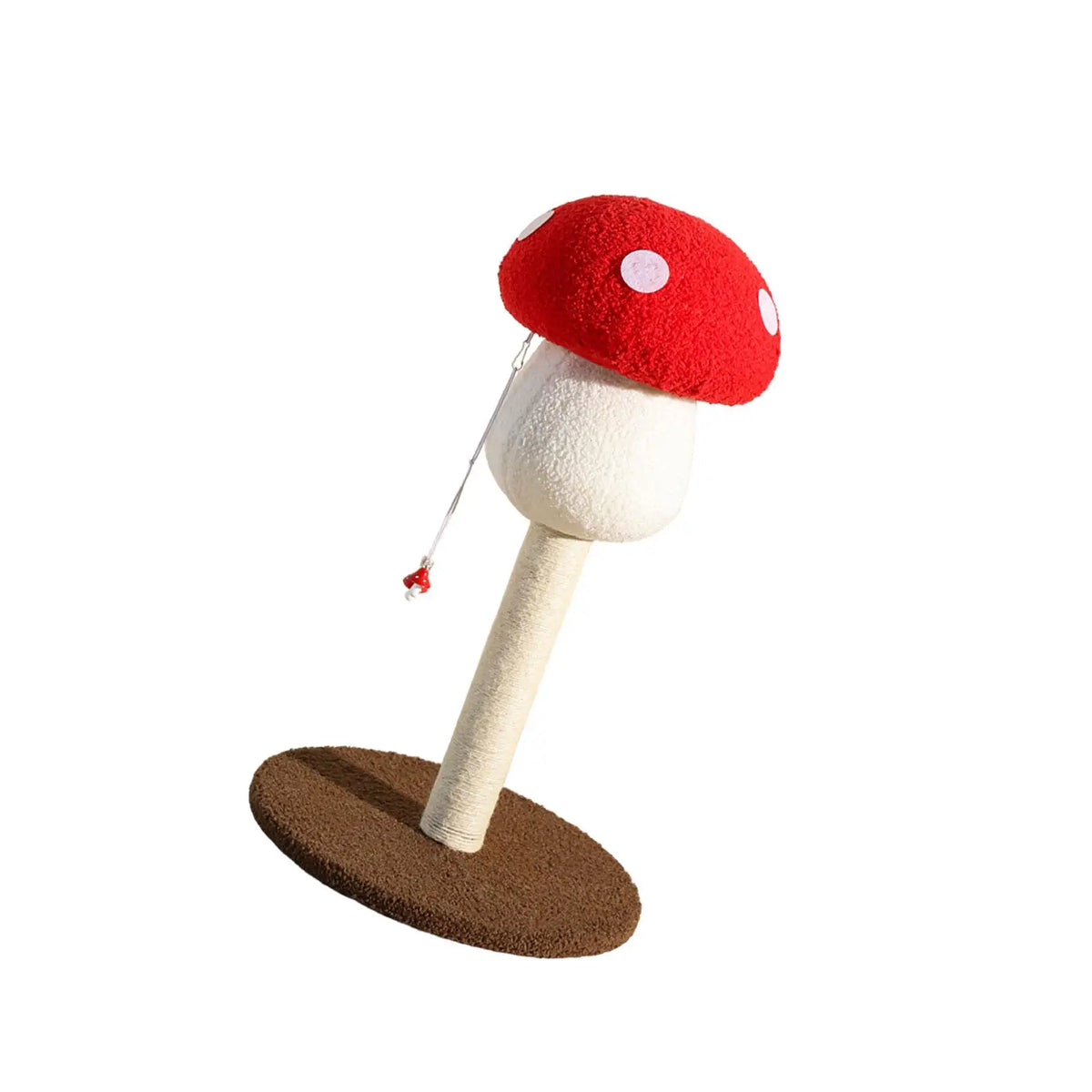 Mushroom Shape Cat Scratch Post,Cat Scratcher Pole,Sisal Rope for Indoor Cats for Cat Quake