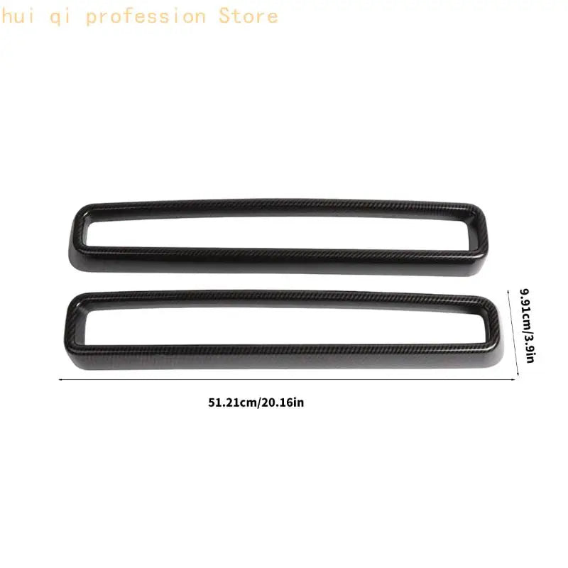 Two piece grille surround trim for 2015-2020 front fascia detail H8WE Quake