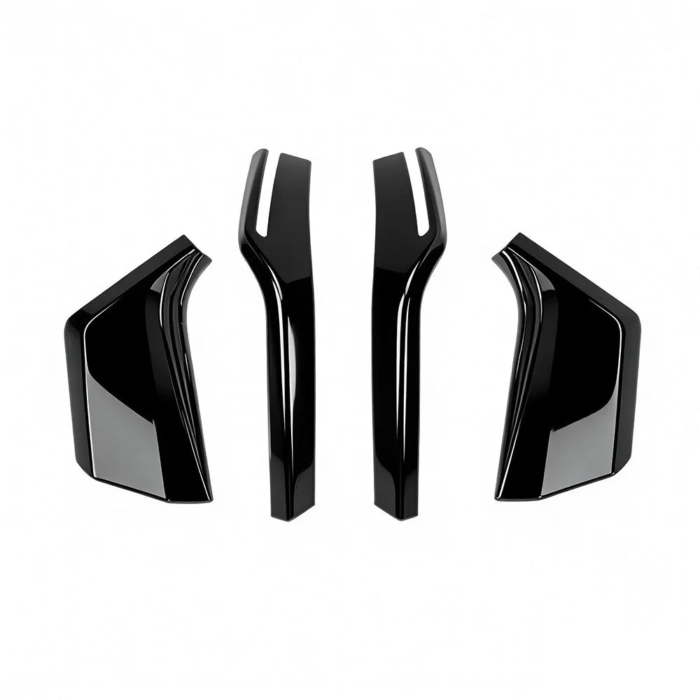 For Toyota RAV4 2026 Car Sticker Rearview Side Mirror Cover Wing Cap Exterior Case Strip Pillar Trim Decor Accessories Vehicle Quake Gloss Black