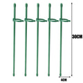30/40cm Garden Plant Support Pole Orchid Stakes with Clip Adjustable Plant Stand Suitable for Potted Plants Vegetables Tomatoes Quake 5PCS 30cm