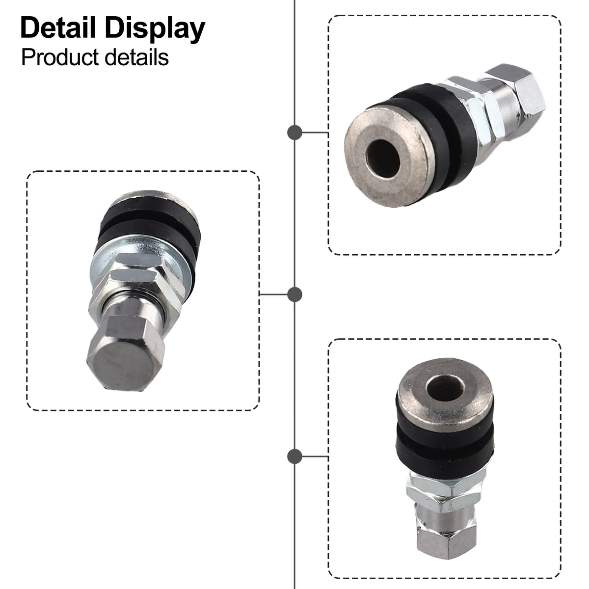 Dust Cap Tubeless Valve Tubeless Valve 3.2cmx1.1cm Bicycle For Motorcycle High Reliability No Stable Characteristics Quake