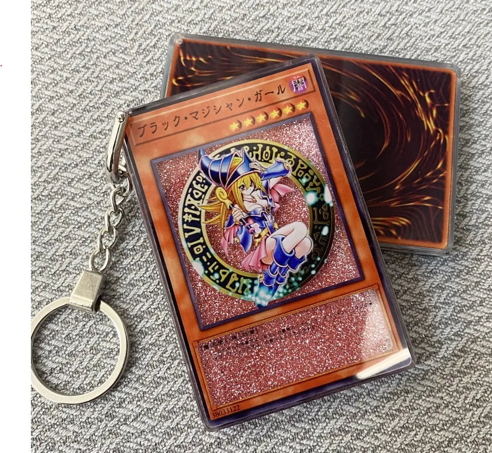 Yu-Gi-Oh! Glitter Sand Flow Motion Card Holder Keychain