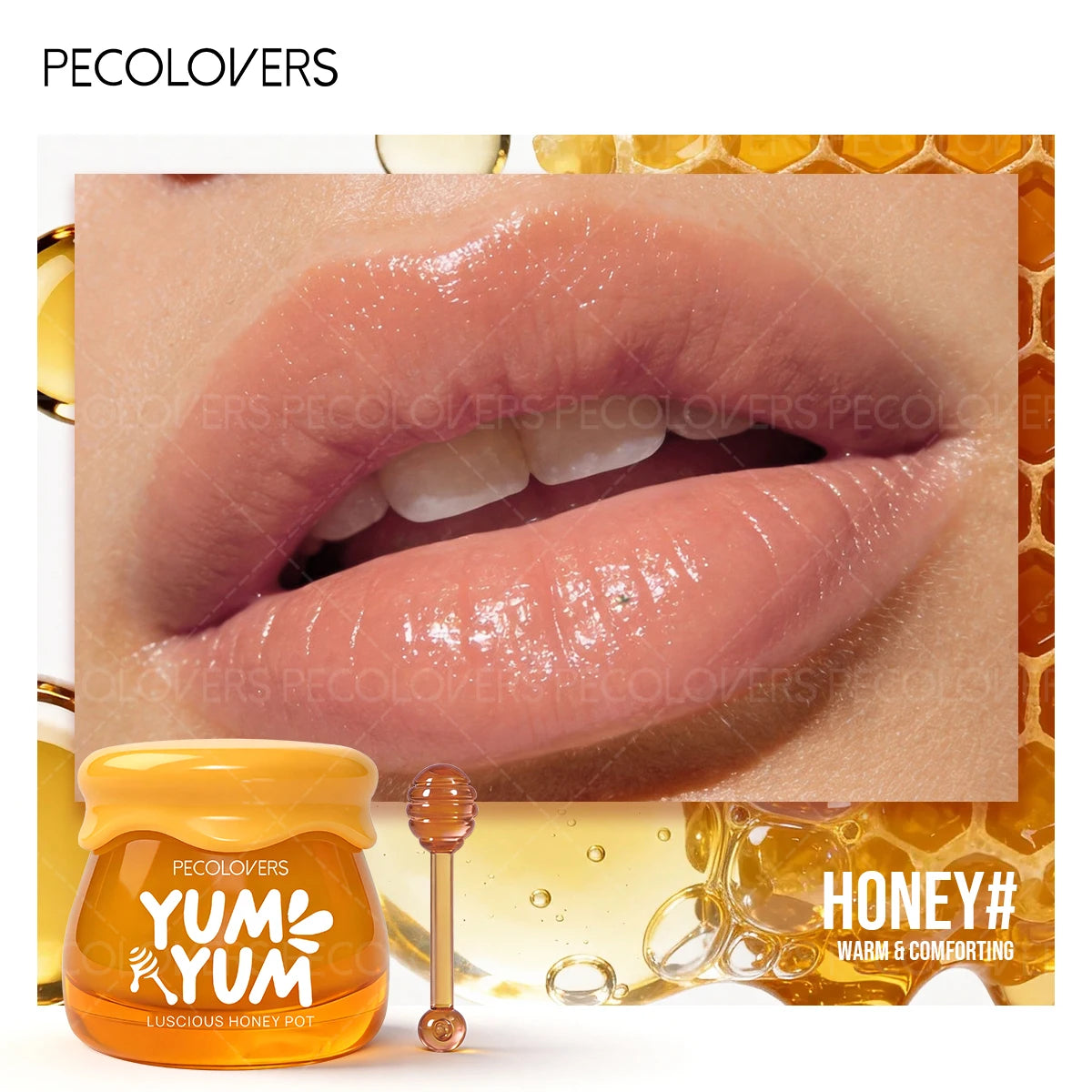 1PC Fruit Honey Pot Lipstick Can Moisturize Lips for A Long Time and Can Be Applied Repeatedly To Nourish Lips and Make Up Lips Quake 03