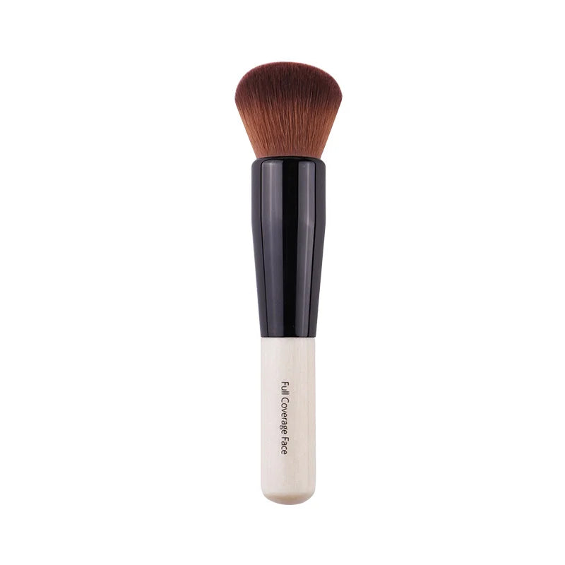 Powder Makeup Brush Wood Handle Dense Soft Round Bristle Full Coverage Face Powder Brushes Blush Contour Brush Make up Tool Quake