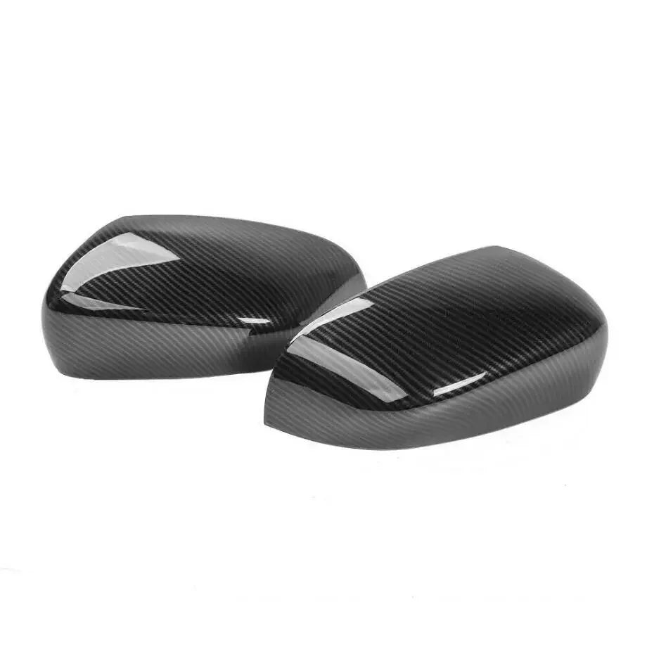 For Jeep Cherokee 2014-2018 Compass 2017-2019 Car Sticker Rearview Side Mirror Cover Wing Cap Exterior Door Rear View Case Trim Quake Carbon