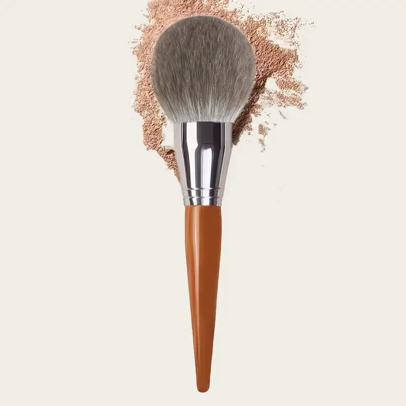 Loose Powder Brush Large Soft Nylon Bristles Round Powder Brushes Foundation Blush Brush Blush & Contour Makeup Cosmetic Brushes Quake