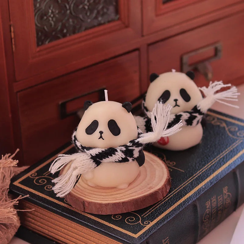 National Treasure Panda Aromatherapy Candle Chinese Style Creative Handheld Gift Fragrance Girl's Birthday Christmas Gift Quake