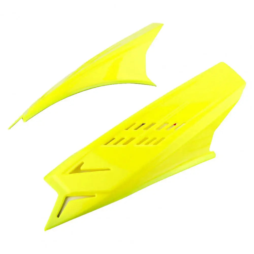 A Pair Lightweight Motorcycle Helmet Horns Decorative OX Horn Shape Helmet Accessories Lightweight Helmet Accessories Quake YELLOW