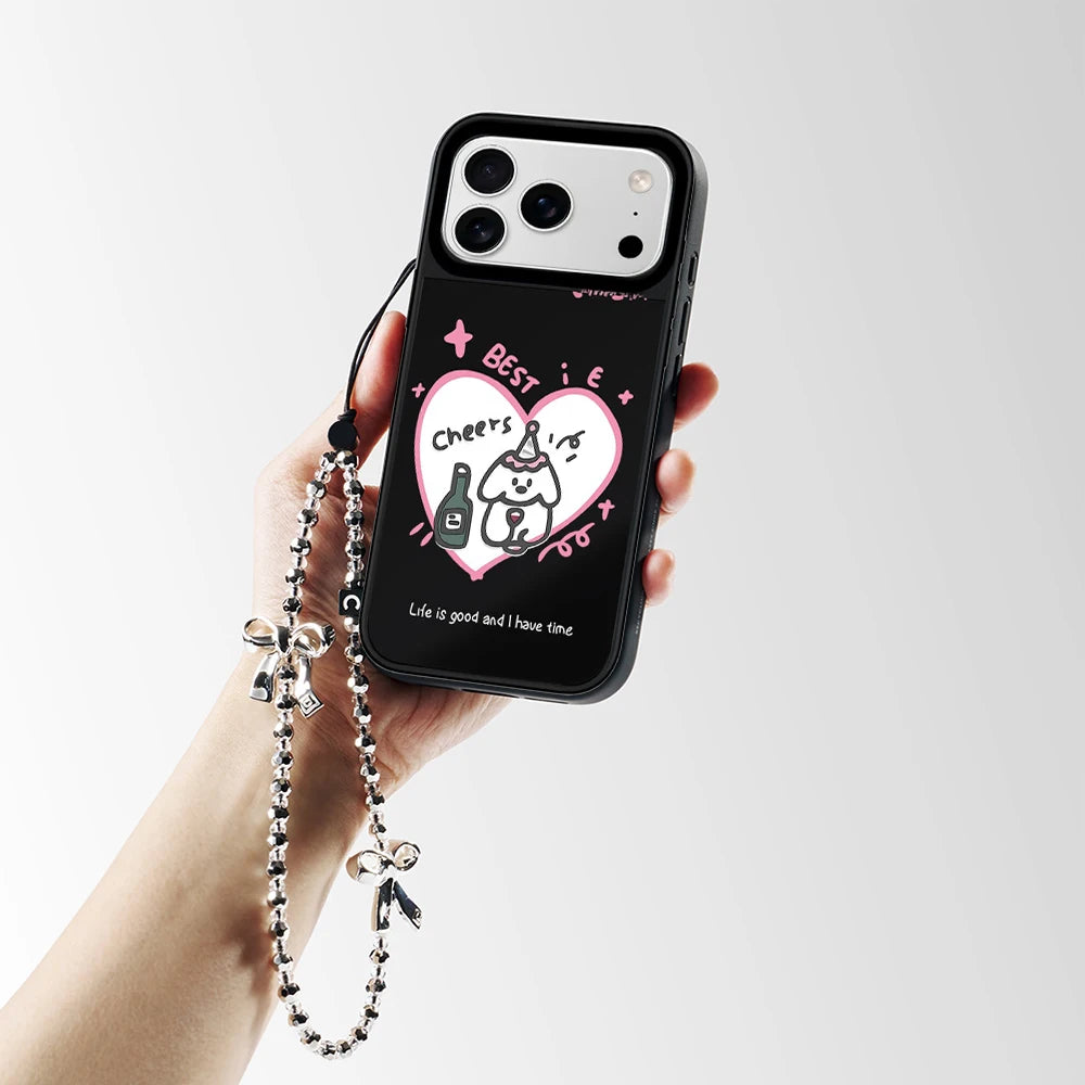 6090468 Mirror Surface Magnetic Phone Case Cover for IPhone 13 14 15 16 17 18 Pro Max Case Multicolor Quake