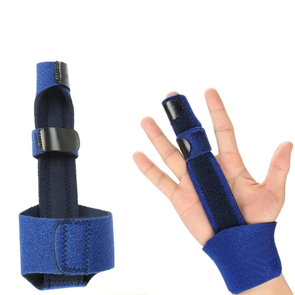 Trigger Finger Splints, Finger Brace Adjustable Locking Straightener Hand Support Brace for Sprains, Arthritis,Knuckle Tendon Quake