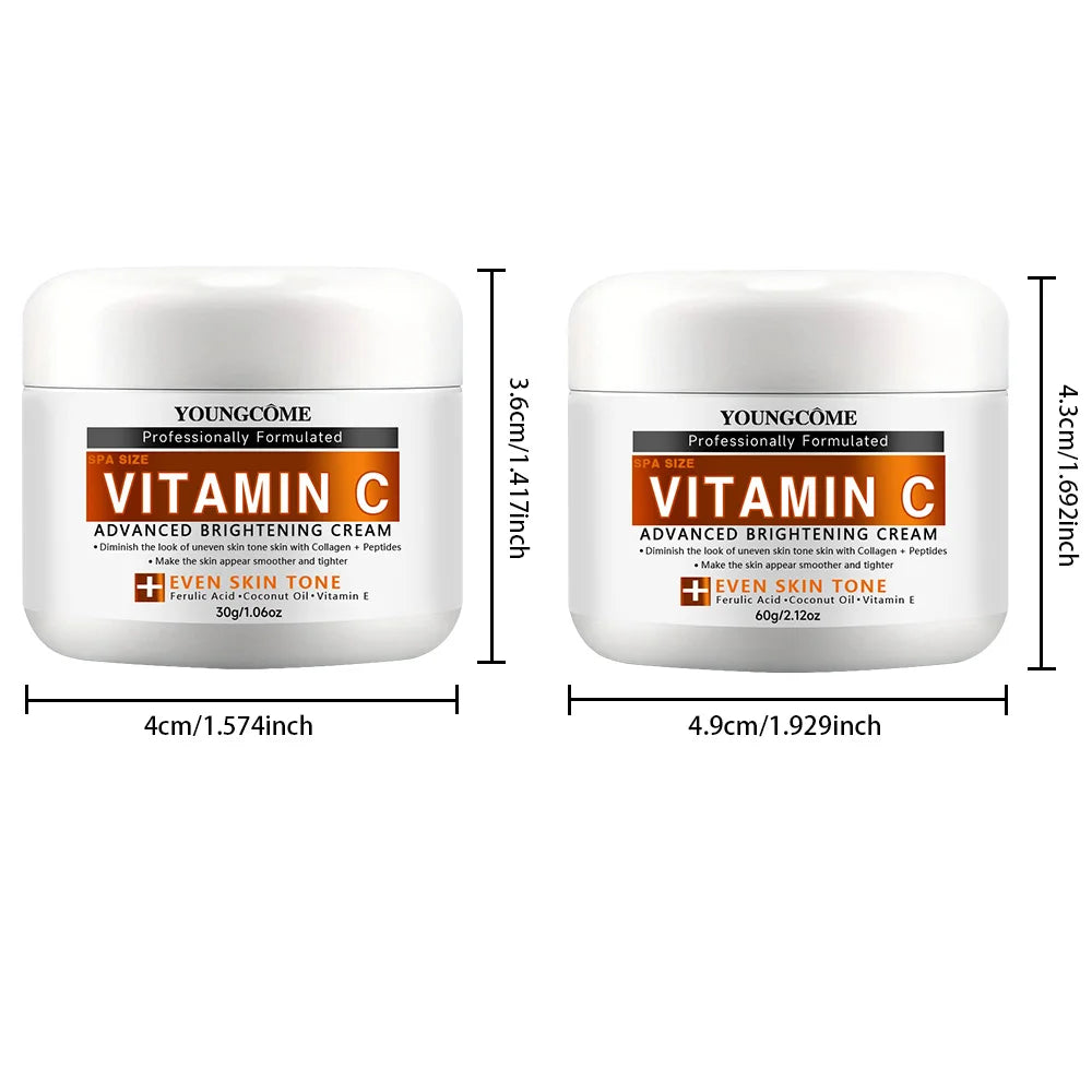 Vitamin C Face Cream Firming Moisturizing Brightening Hydrating Facial Cream Day Creams Beauty Face Skin Care Quake 60g