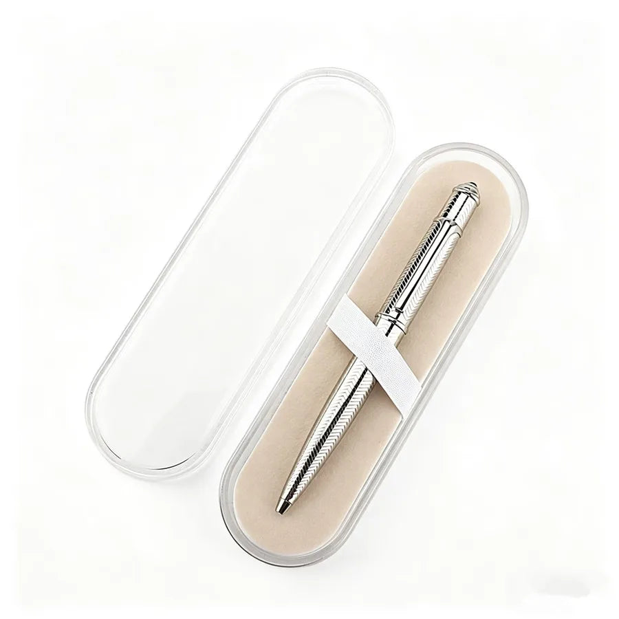 Retractable Metal Ballpoint Pen, Luxury Business Signature Pen, Smooth Writing Office Stationery,Ideal for School, Office, Quake 2015-7 Blue