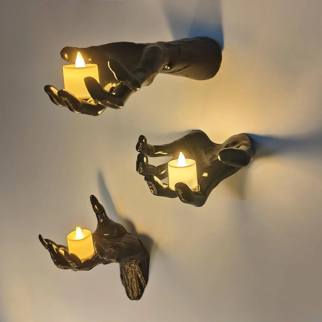 Halloween Scary Ghost Hand Prop Devil Fake Hand Desktop Ornament Ghost Festival Party Haunted House Scene Decoration Prop Quake 3pcs half nail