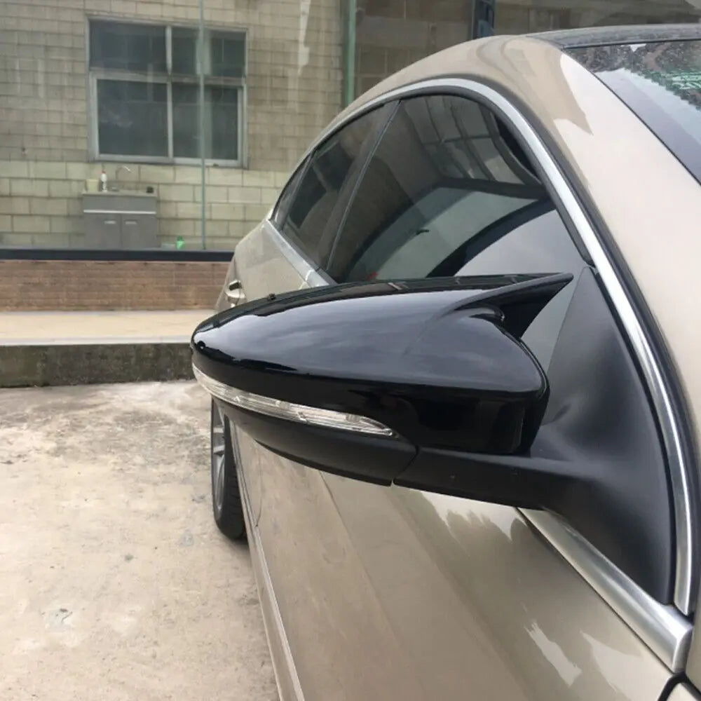 For Volkswagen VW Jetta 2011-2017 Passat B7 2011-2014 Car Rearview Side Mirror Cover Sticker Wing Cap Exterior Door Case Trim Quake
